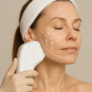 Woman having HI-FU to reduce wrinkles call LA LIPO Orpington Now!