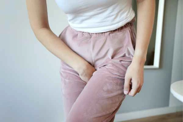 woman struggling with urine incontinence Orpington