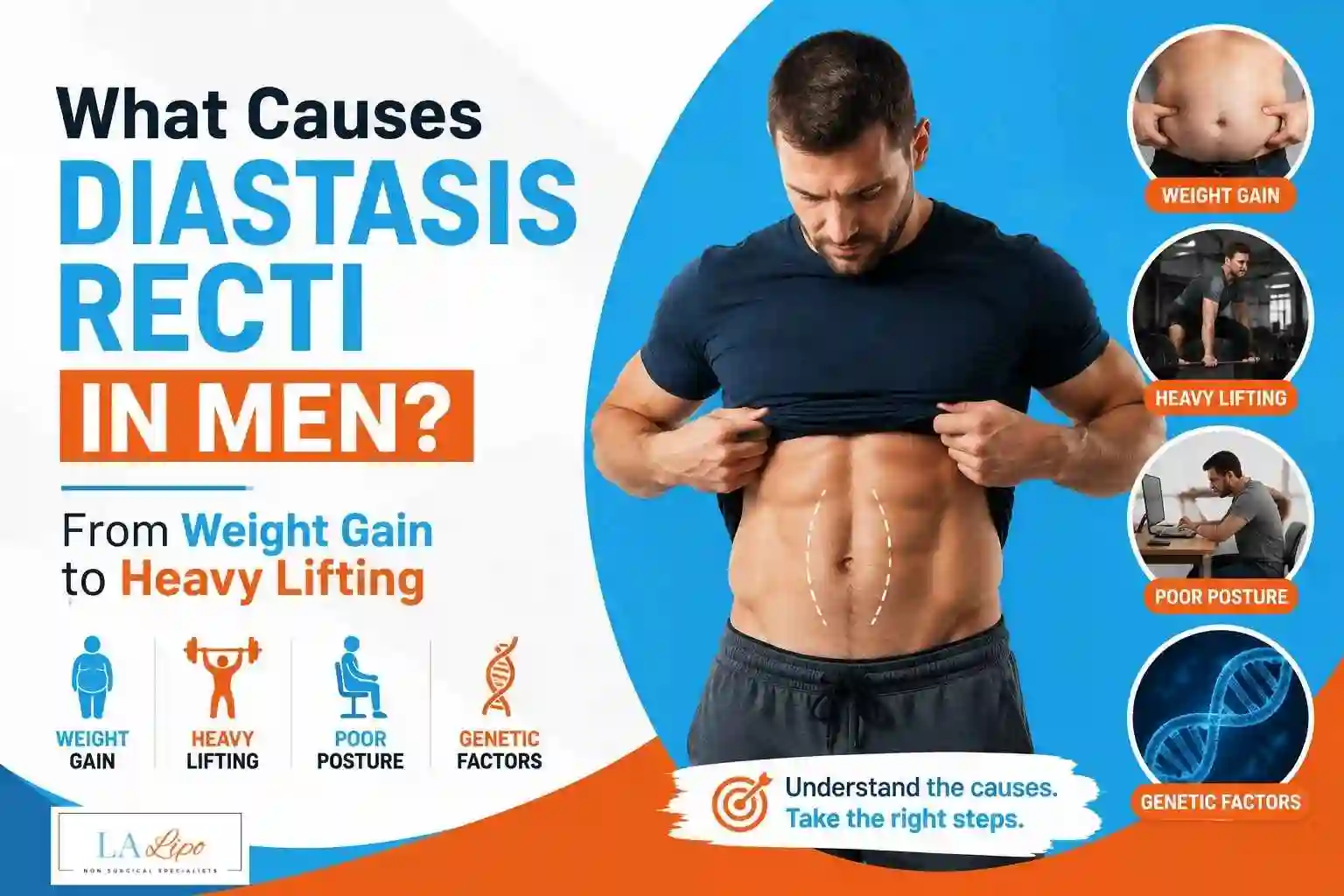 What Causes Diastasis Recti in Men? From Weight Gain to Heavy Lifting Orpington